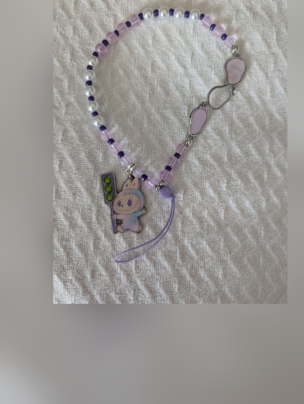 PopMart Labubu Big Into Energy Phone Lanyard - Luck